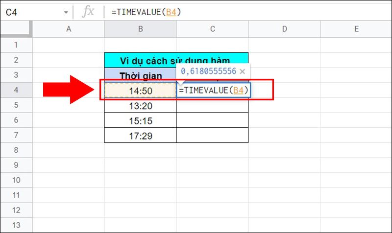 Đổi gi&aacute; trị time_string